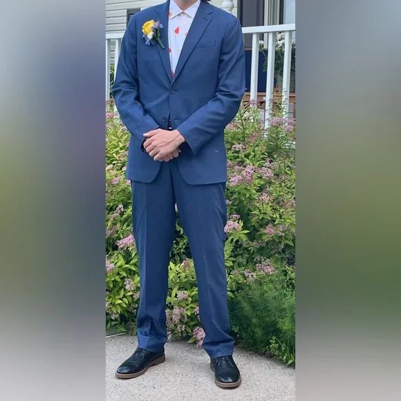 Banana Republic Navy Suit